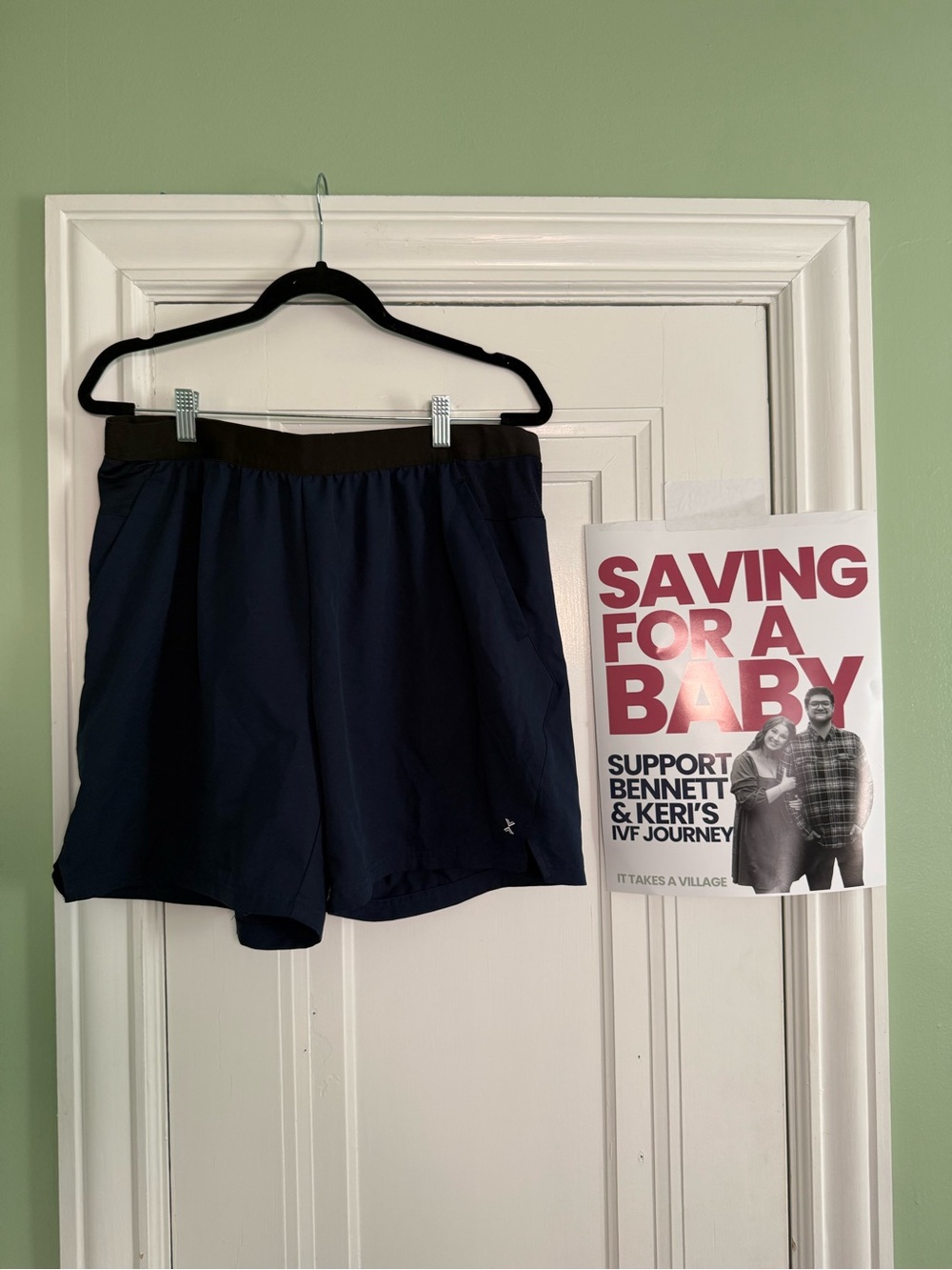 Men’s Navy Athletic Shorts